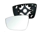 Lente Retrovisor Gol Gv 2008 até 2023 Lado Esquerdo - C/Base - Metalizado