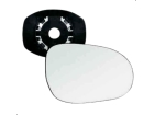 Lente Retrovisor Grand Siena 2013 até 2021 Lado Direito - C/Base - Metalizado