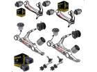 Kit 14 Buchas Civic 96 97 98 99 00 Axios Suspensão Dianteira