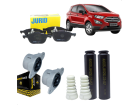 Pastilha Freio Dianteira New Ecosport + Kit Coxim Traseiro