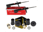 Amortecedor Logan Sandero KYB+Kit Coxim Axios 2014 a 2020