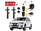 Par de Amortecedor Dianteiro KYB Mitsubishi ASX + Kit Coxim Axios 2011 2012 2013 2014 2015 2016 2017 2018 2019 2020 2021