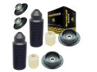Kit Coxim Amortecedor Axios Gol Saveiro Parati G3 G4 + Prato