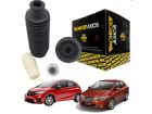 Kit Batente Coxim do Amortecedor Dianteiro Axios Honda City 2010 2011 2012 2013 2014 2015 2016 2017 2018 2019 2020 2021 2022 2023