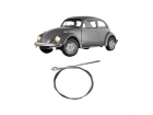 Cabo Embreagem Fusca 1200 1300 1500 1600 2257mm Sem Porca