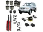 Suspensão Traseira Pajero TR4 Amortecedor+Kit 12 buchas+Mola