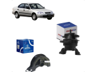 Kit Coxim do Motor Superior Esquerdo+Inferior Direito Civic 1996 1997 1998 1999 2000