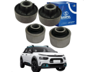 Kit 4 Buchas Bandeja Leque Citroen C4 Cactus Sampel Balança