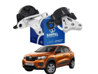 Kit 2 Coxim Calço Direito Esquerdo Motor Renault Kwid Sampel