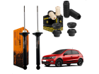 Par de Amortecedor Traseiro Cofap + Kit Coxim Axios Gol RALLYE G5 2010 até 2012
