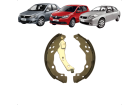 Jogo Sapata/Patim de Freio Com Haste Renault Sandero 1.6 16V 1.6 8V 2008 2009 2010 2011 2012 2013 2014