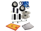 Kit Coxim Amortecedor Audi Q3 2017 até 2022 + Filtros de Ar e Bieleta