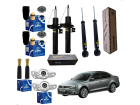 Par amort + Kit amort Diant + Par amort Kit Amort Tras Jetta