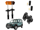 Par de Amortecedor Dianteiro +Kit Doblo Adventure + Kit Coxim