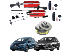 Amortecedor Dianteiro Traseiro Honda Fit City 2009 até 2014 KYB + Kit Coxim Bieleta Palheta Disco