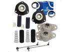 Kit Coxim Amortecedor Dianteiro Traseiro Audi Q3 VW Tiguan + Bieleta Dianteira