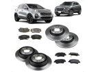 Kit Disco+Pastilha Diant/ Tras Tucson Sportage 2017 até 2023