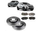 Kit Disco + Pastilha Dianteira Tucson Sportage 2017 até 2023