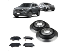 Kit Disco + Pastilhas Traseira Tucson Sportage 2017 até 2022