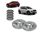 Kit Discos+Pastilhas de Freio Dianteiro Kardian 2024 2025