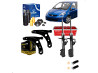 Amortecedor Fit 2003 2004 2005 2006 2007 2008 + Bandeja Leque Completa Axios + Kit Coxim Batente Coifa Sampel
