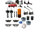 Kit Suspensão Dianteira e Traseira + Jogo de Pastilhas + 1 Rolamento Roda Gol Voyage G5