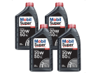 Kit 4L Óleo Lubrificante Mobil Super 20w50 Mineral Original