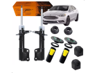 Par Amortecedor Ford Fusion Cofap 2013 2014 2015 2016 2017 2018 2019 + Kit Coxim Batente Coifa e Rolamento