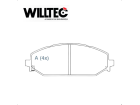 Pastilha de Freio Dianteiro Dodge Ram 2009 até 2012 Willtec