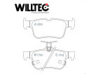 Pastilha de Freio Traseiro Bronco Sport 21 até 23 Willtec