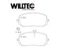 Pastilha de Freio Dianteiro GLB 200 2020 até 2023 Willtec