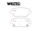 Pastilha de Freio Dianteiro Optima 2012 até 2014 Willtec