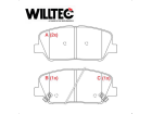 Pastilha de Freio Dianteiro Azera 2012 até 2020 Willtec