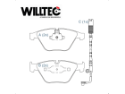 Pastilha de Freio Dianteiro 740i 2001 até 2003 Willtec