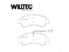 Pastilha de Freio Traseiro Ducato 2018 até 2021 Willtec