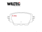 Pastilha de Freio Traseiro 2008 2018 até 2023 Willtec