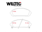 Pastilha de Freio Dianteiro X80 2019 Willtec