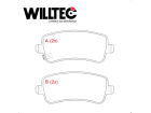 Pastilha de Freio Traseiro Lifan X80 2019 Willtec