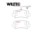 Pastilha de Freio Traseiro Master 2013 até 2023 Willtec