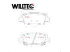 Pastilha de Freio Traseiro ix35 2018 até 2022 Willtec