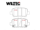 Pastilha de Freio Traseiro Murano 2004 até 2011 Willtec