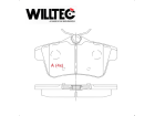 Pastilha de Freio Traseiro Peugeot 3008 2011 até 2022 Willtec