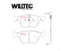 Pastilha de Freio Dianteiro X1 2010 até 2015 Willtec